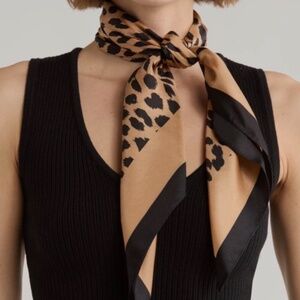NWT Animal Print Skinny Scarf